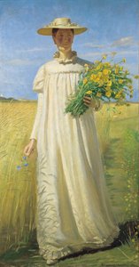 Anna Ancher palaa kentältä